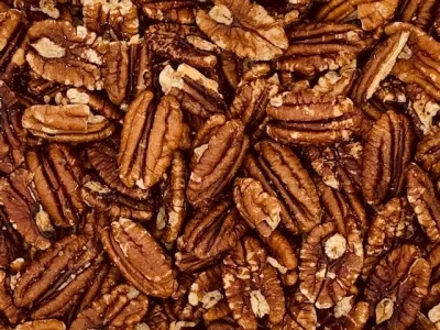 Pecannoten gebrand en ongezouten